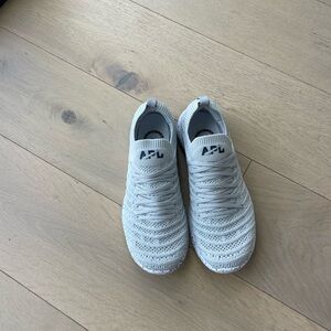 Never Worn - APL Light Gray Knit Athletic Shoes (MSRP $275)